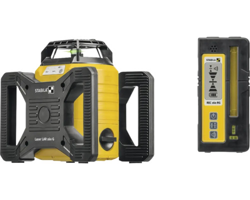 Laser rotatif Stabila LAR 160 G et récepteur REC 160 RG.