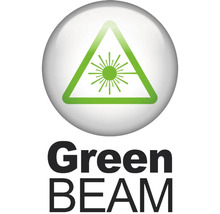 Symbole pour la technologie de faisceau laser Green Beam