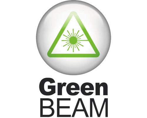Symbole pour la technologie de faisceau laser Green Beam