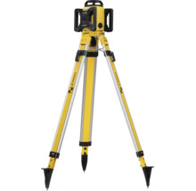 Stabila Rotationslaser auf Stativ aus Metall und Kunststoff.