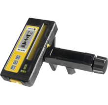 Récepteur laser Stabila REC 160 RG avec support, écran d'affichage et nivelles intégrées.