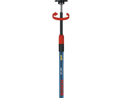 Bosch Teleskopstange BT 350 Professional zur Montage von Lasern mit Federspannung und Drehsicherung.