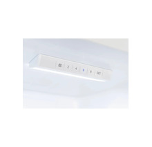 Panneau de commande d un réfrigérateur avec réglages de température de 2 à 8 degrés Celsius, fonction de refroidissement rapide et bouton SET.