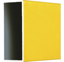 Profilé rectangulaire jaune.
