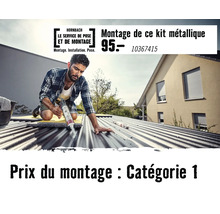 Service de pose et de montage Hornbach pour un kit métallique de catégorie 1.