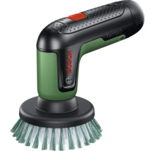 Brosse de nettoyage sans fil Bosch UniversalBrush avec accessoire brosse ronde pour un nettoyage efficace.