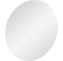 Miroir ovale sans cadre.