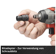 Adaptateur d'embout pour l'utilisation d'embouts de vissage sur une visseuse à choc.