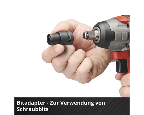 Adaptateur d'embout pour l'utilisation d'embouts de vissage sur une visseuse à choc.