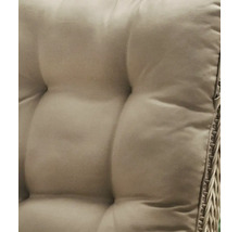 Coussin rembourré pour mobilier de jardin en résine tressée