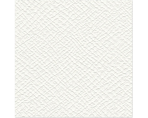 Papier peint structuré avec un motif gaufré en hachures croisées.