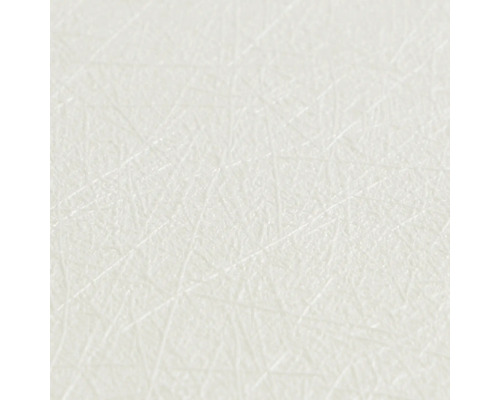 Papier peint blanc structuré avec un motif fibreux fin.