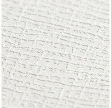Papier peint blanc avec surface texturée effet lin.