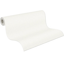 Papier peint intissé structuré en rouleau avec une surface à grain fin.