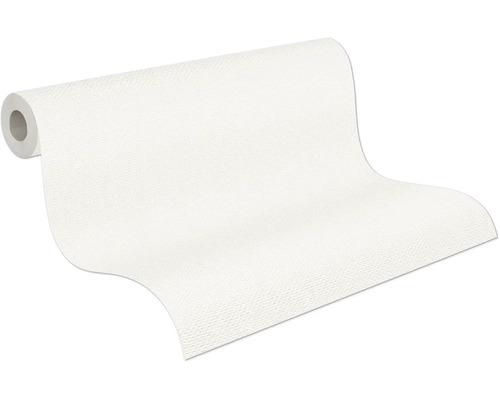 Papier peint intissé structuré en rouleau avec une surface à grain fin.