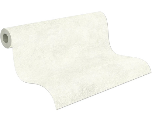Papier peint intissé structuré au design clair sur un rouleau.