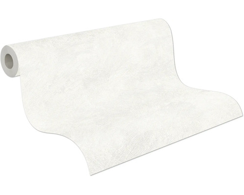 Papier peint intissé structuré en rouleau, partiellement déroulé.