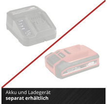 La batterie et le chargeur Einhell Power X-Change sont vendus séparément.