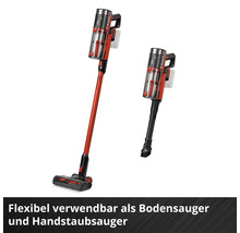 Aspirateur balai sans fil Einhell, utilisable comme aspirateur de sol et aspirateur à main pour le nettoyage.