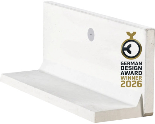 L-Stein aus Beton, German Design Award Winner 2026.