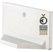 L-Stein aus Beton mit der Auszeichnung German Design Award Winner 2026.