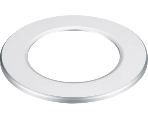 Weißer Abdeckring für Einbaustrahler aus Metall