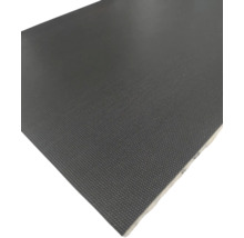Plaque de contreplaqué filmé en bois avec structure antidérapante pour la construction de véhicules ou comme plaque de sol.