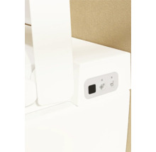 Set WC lavant VitrA V-Care Comfort avec cuvette à fond creux, sans bride, blanc brillant, avec revêtements VitrA Hygiene et VitrA Clean, avec abattant WC 5674B403-6196