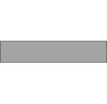 Surface rectangulaire grise avec bordure étroite.