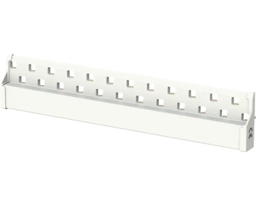 Peigne d'alimentation blanc en plastique avec marquage CE pour installations électriques.