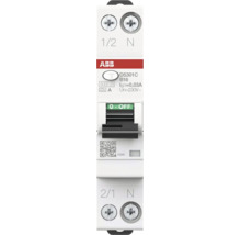 Fehlerstrom-Leitungsschutzschalter ABB DS301C B16, 30 Milliampere, 230 Volt, 1-polig plus Neutralleiter, ABB Logo.