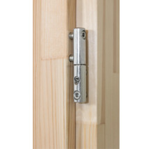 Abri de jardin Palmako Helena 18,6 m² y compris plancher et auvent 608 x 554 cm imprégné par immersion gris