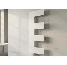 Radiateur design Rotheigner Eta 870 x 360 mm blanc raccordement d'un seul côté en bas
