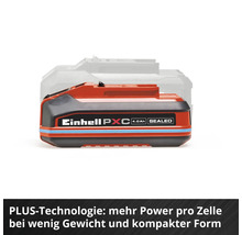 Batterie Einhell 18 volts 4 ampères heures Power X Change Sealed en comparaison de taille