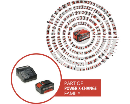 Kit de démarrage Einhell Power X-Change 18V 4,0 Ah