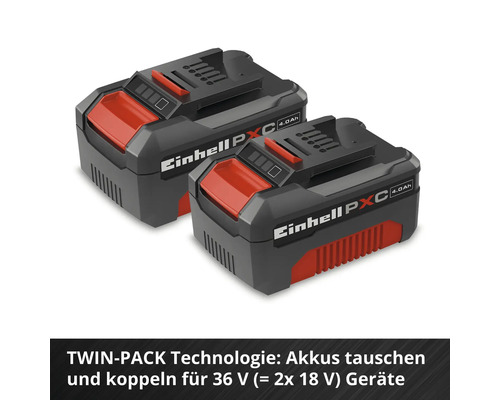 Kit de démarrage Einhell Power X-Change 18V 4,0 Ah