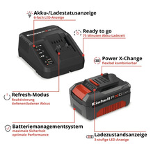 Kit de démarrage Einhell Power X-Change 18V 4,0 Ah