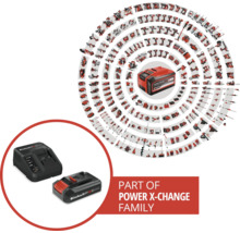 Kit de démarrage batterie Einhell Power X-Change 1 x batterie (2.5Ah) et chargeur rapide