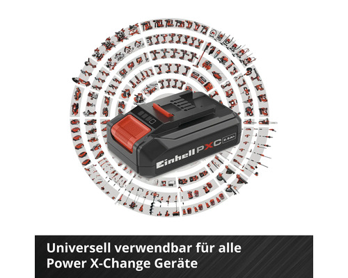 Kit de démarrage batterie Einhell Power X-Change 1 x batterie (2.5Ah) et chargeur rapide