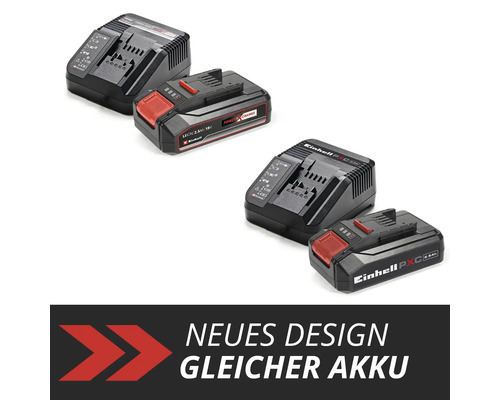 Kit de démarrage batterie Einhell Power X-Change 1 x batterie (2.5Ah) et chargeur rapide
