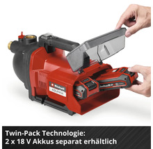 Akku-Gartenpumpe Einhell Power-X-Change AQUINNA 36/30 ohne Akku und Ladegerät, inkl. Gartenschlauch-Adapter 33,3 mm (1") AG