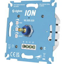 Variateur LED Zigbee ION 200 Watts pour 220 à 240 volts pour montage encastré avec bornes de raccordement.
