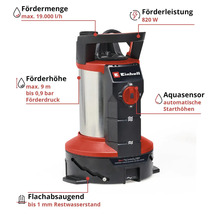Schmutzwassertauchpumpe Einhell GE-DP 8235 N-A LL 3-in-1