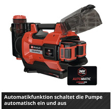 Pompe de surface sans fil Einhell Aquinna 36/38F LED Automatic