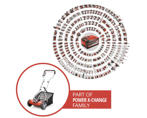 Akku Spindelmäher Einhell Power-X-Change GE-HM 18/38 Li ohne Akku und Ladegrät