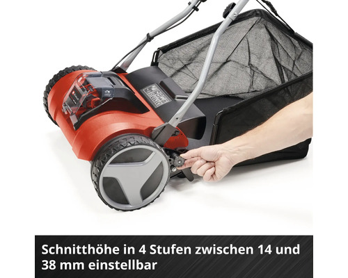 Akku Spindelmäher Einhell Power-X-Change GE-HM 18/38 Li ohne Akku und Ladegrät