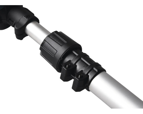 Manche télescopique avec fermeture rapide et raccord à serrage pour outils de jardin