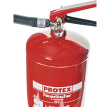 Protex Schaum Feuerlöscher mit 6 Litern Kapazität und Druckanzeige zur Brandbekämpfung im Haushalt oder Betrieb