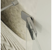 Wandhalterung für eine Duschabtrennung mit Scharnier aus Metall