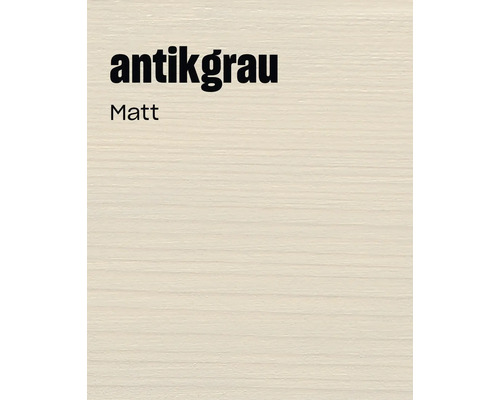 Holzoberfläche in der Farbe antikgrau mit matter Textur.